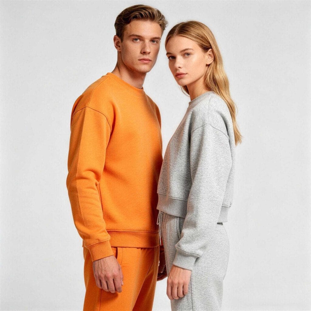 Orange **Sportswear Sets** Wholesale Tracksuit Men