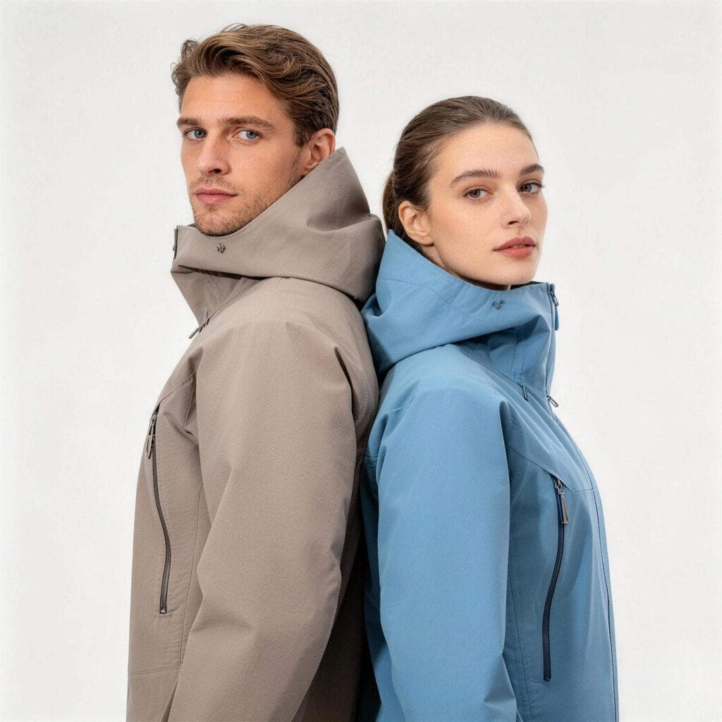 Custom Outdoor Jackets Wholesale Seam-Sealed Construction Detail