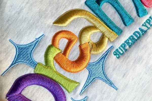 Precision Embroidery Detail With Metallic Thread On Blouse Cuff