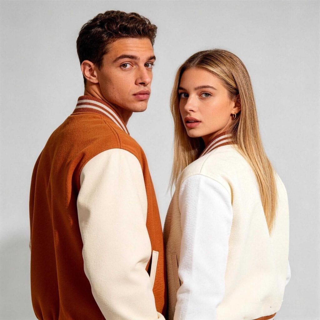 Premium Varsity Jackets Wholesale Chenille Patch Embroidery Detail