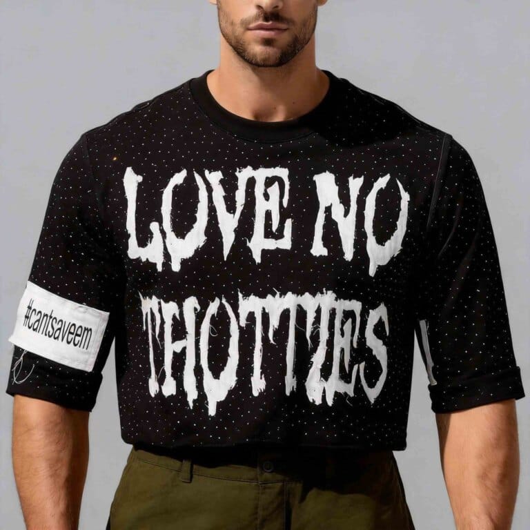 jimeng 2026 04 10 9609 将第1张图片的模特与第2张图片的T恤进行结合，生成正面上半身照片，T恤前幅使用第...